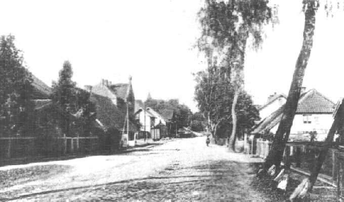 0220031 Hauptstrasse durch Goldbach in Richtung Post, Molkerei bis zum